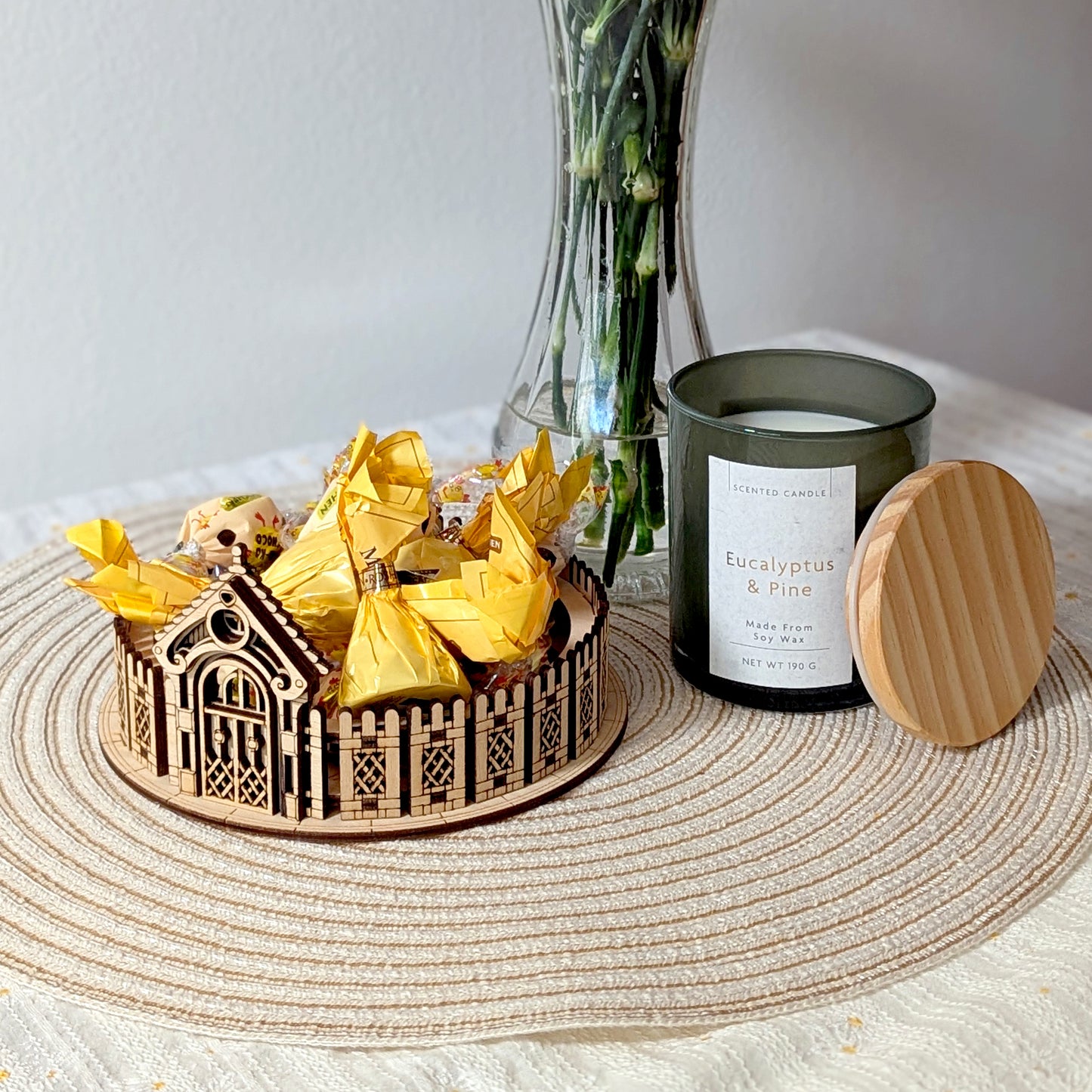 Box & Fence for Flower Pot #3