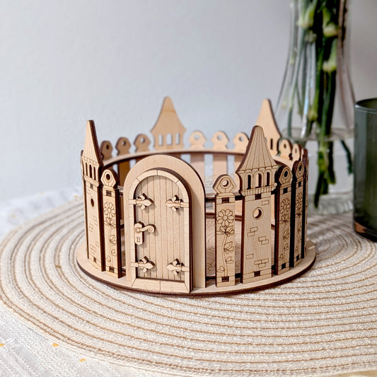 Box & Fence for Flower Pot #5