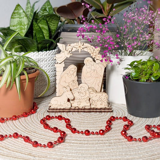 Nativity Scene - Small Schwibbogen