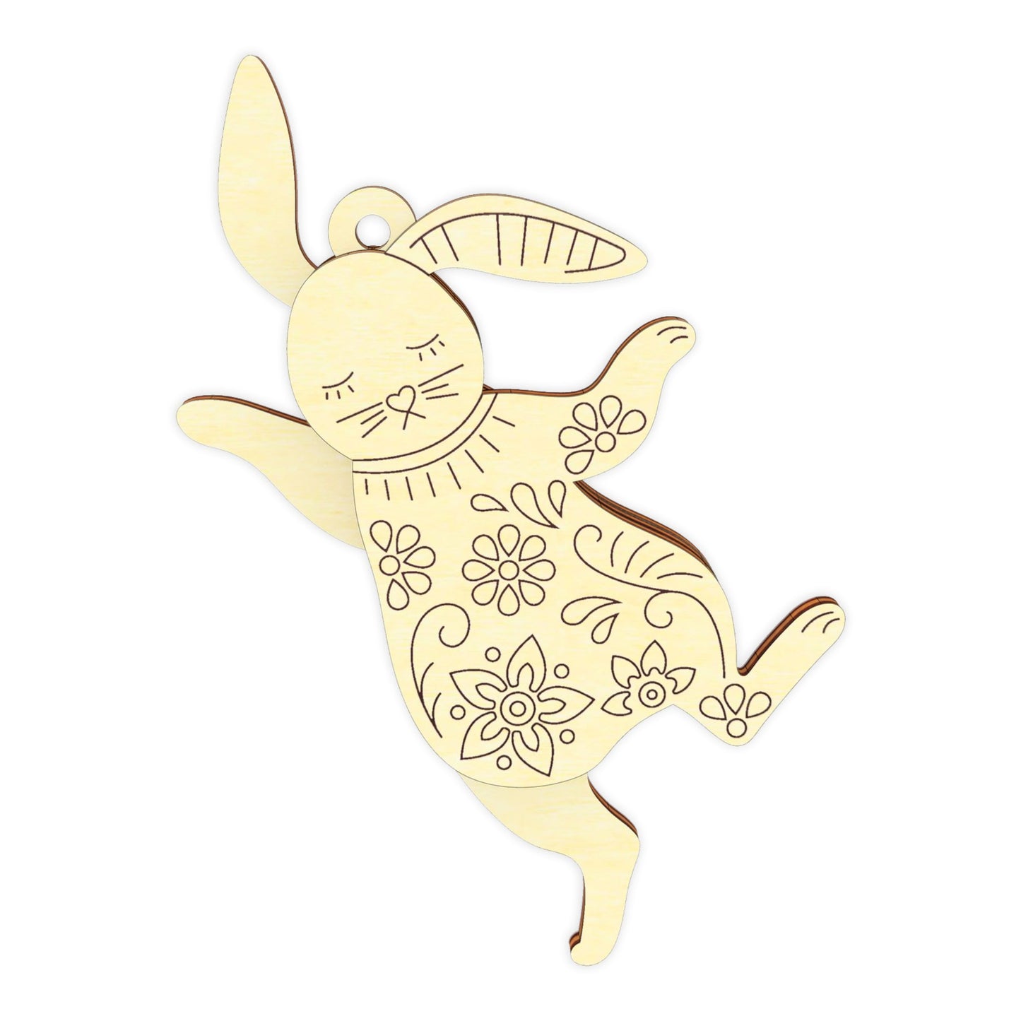 Easter Bunny Ornaments - Set of 5