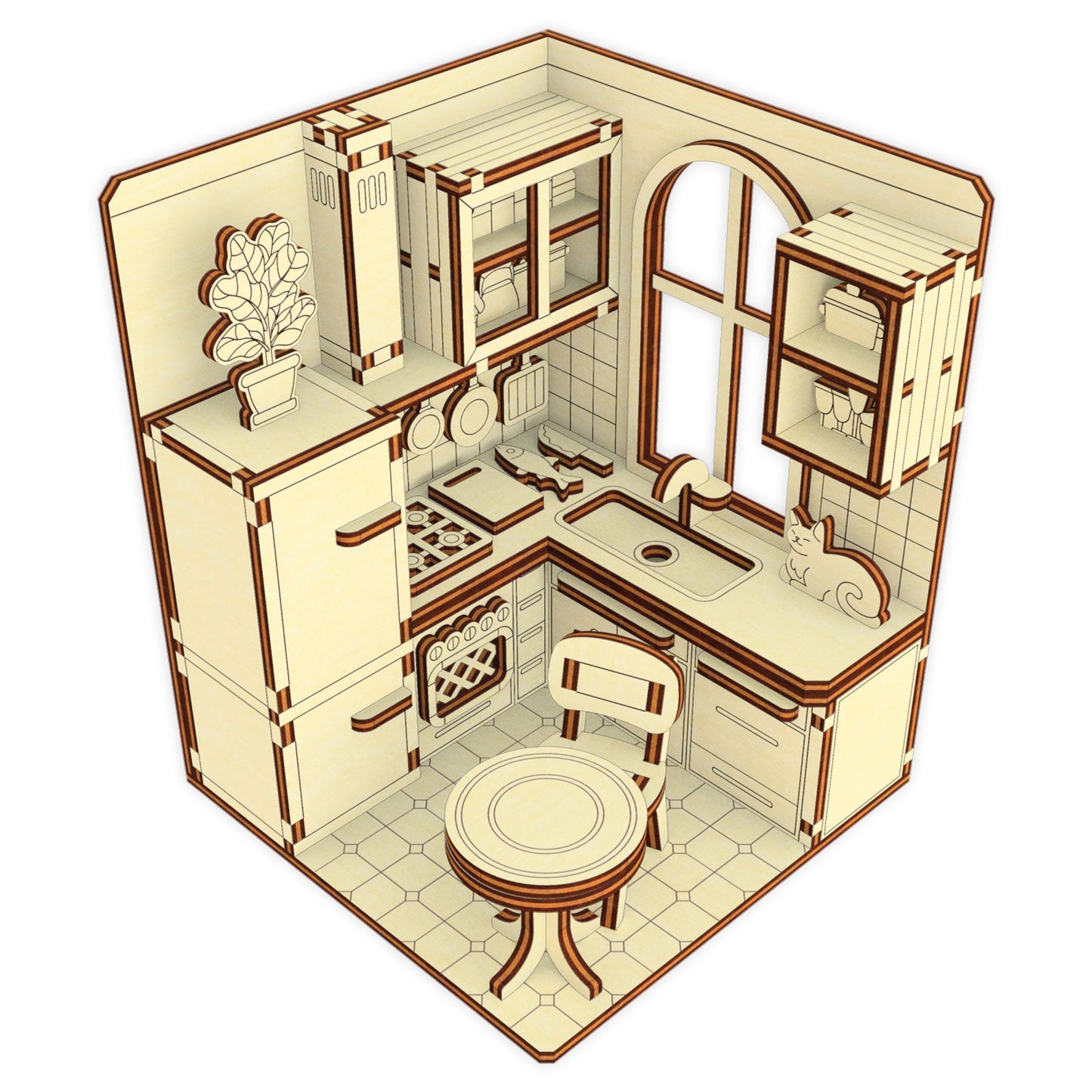 Book Nook - Kitchen