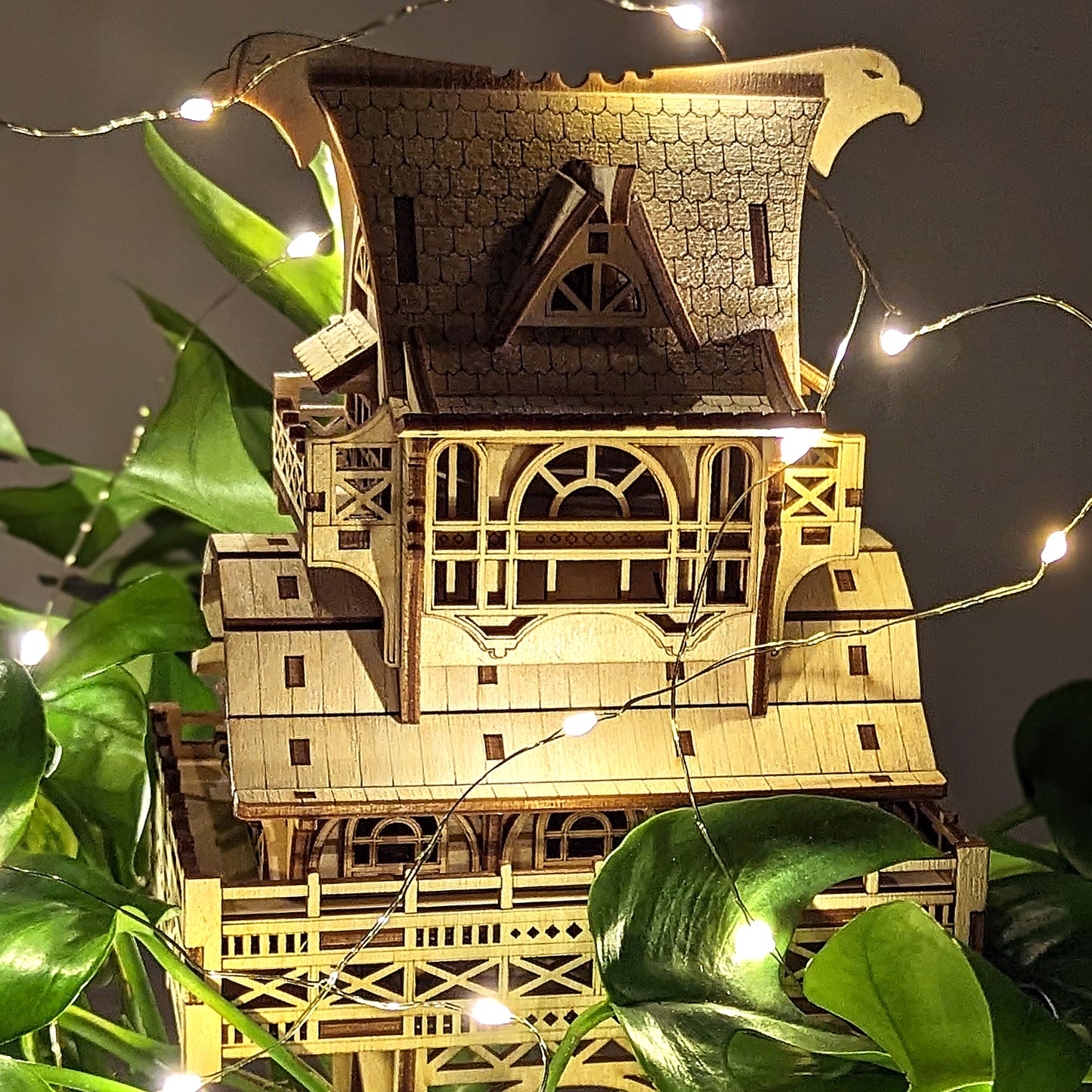 Garden Gnome House on Stakes