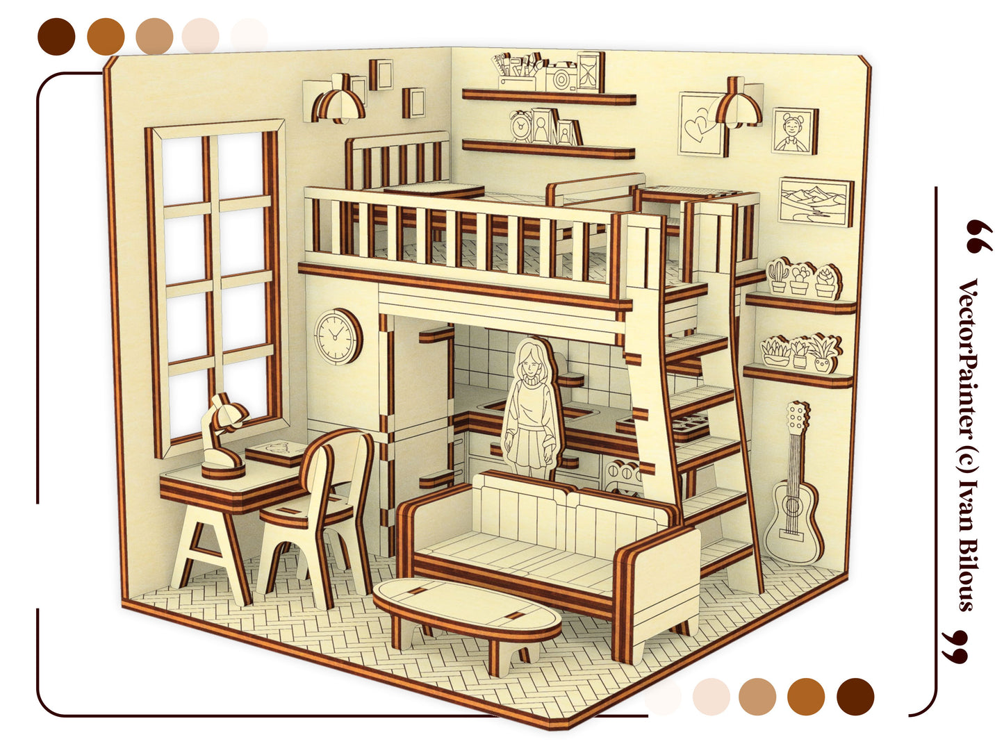 Book Nook - Studio Apartment