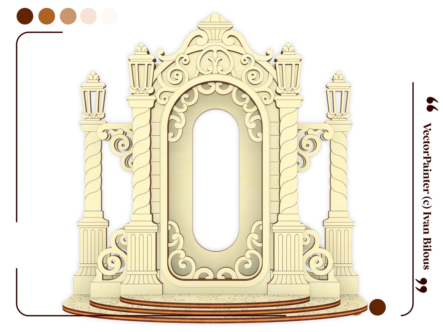 Christmas Mirror Phone Holder