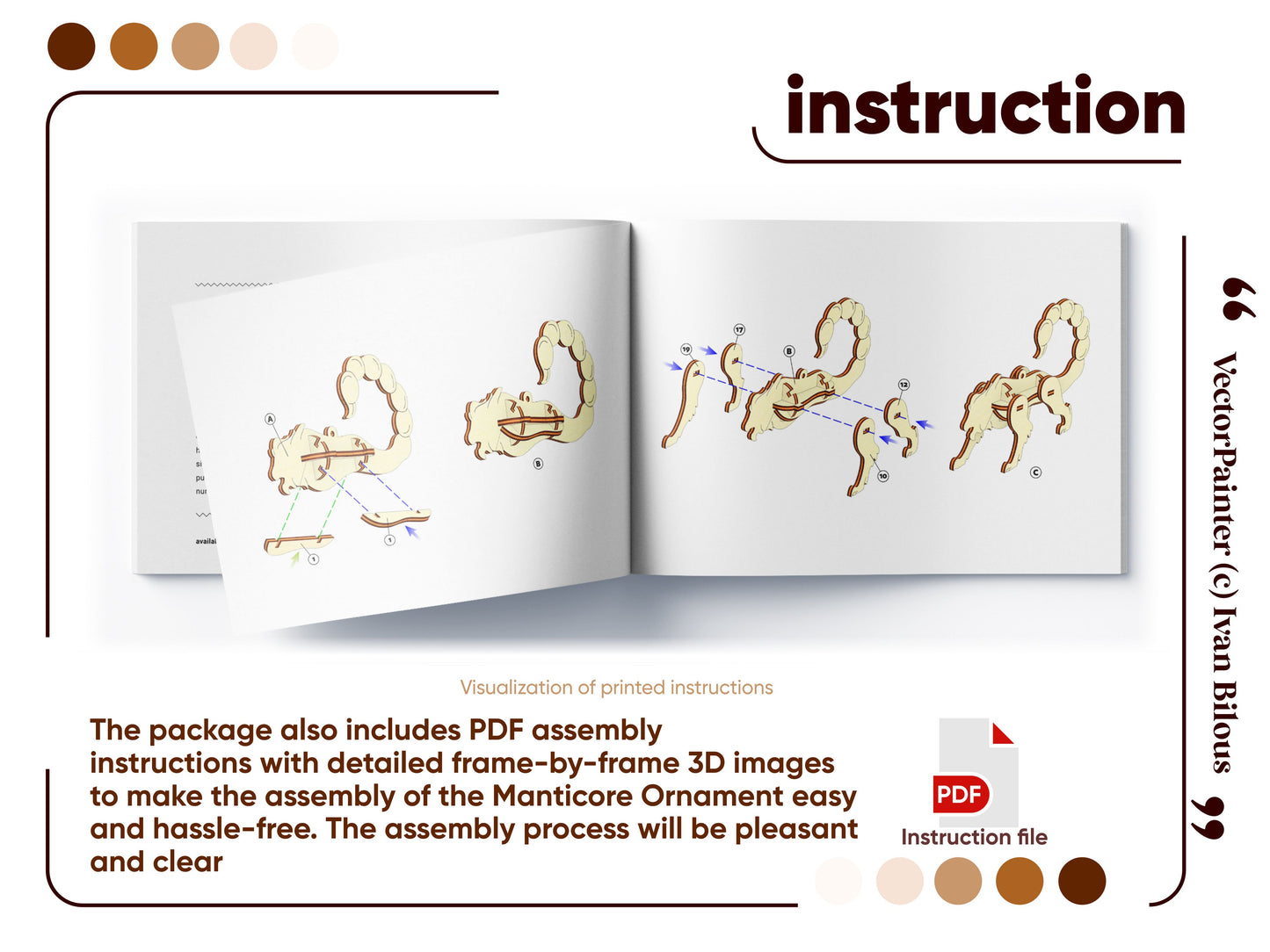 Manticore - Laser Cut File SVG & DXF