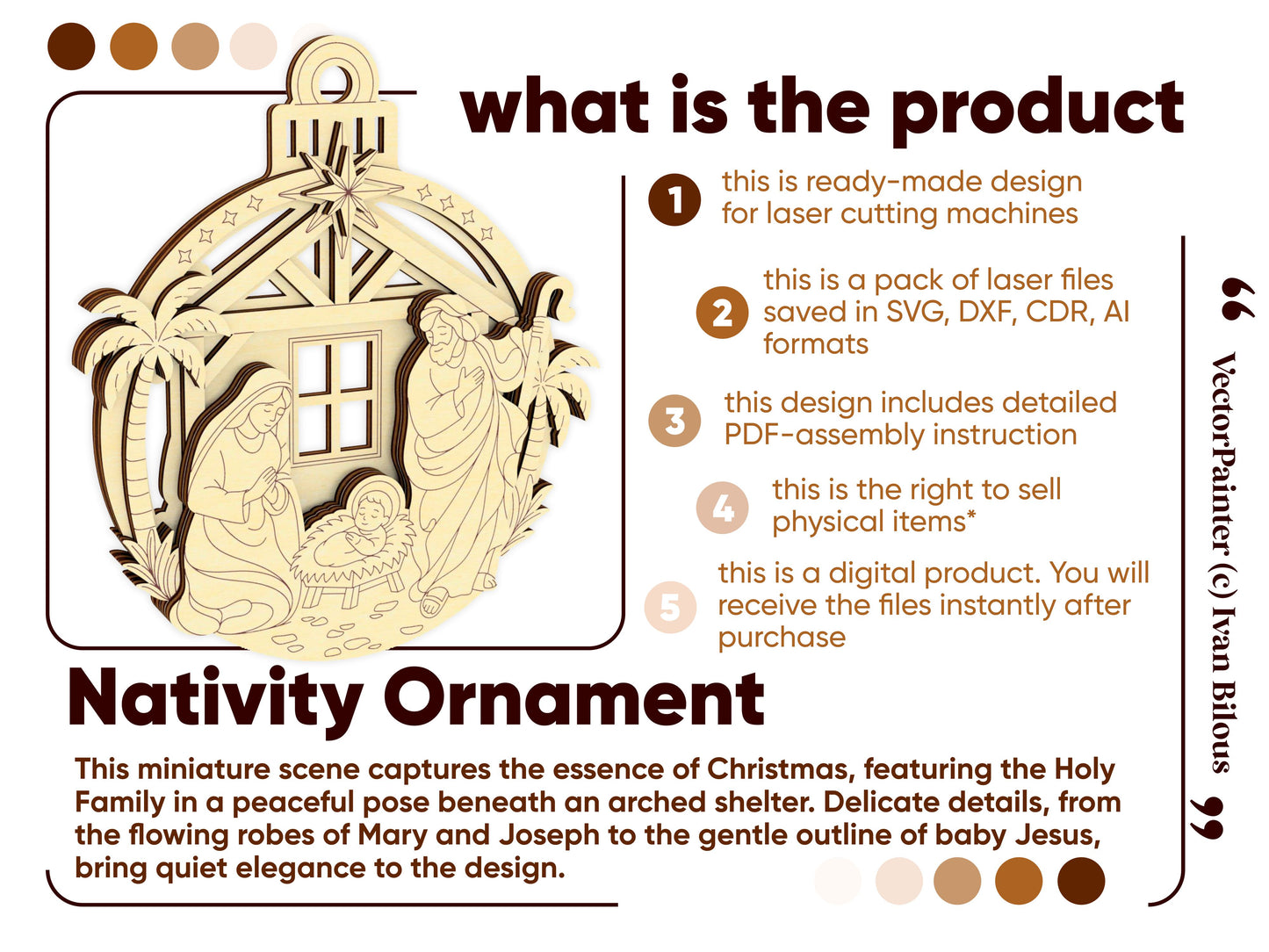Nativity Ornament