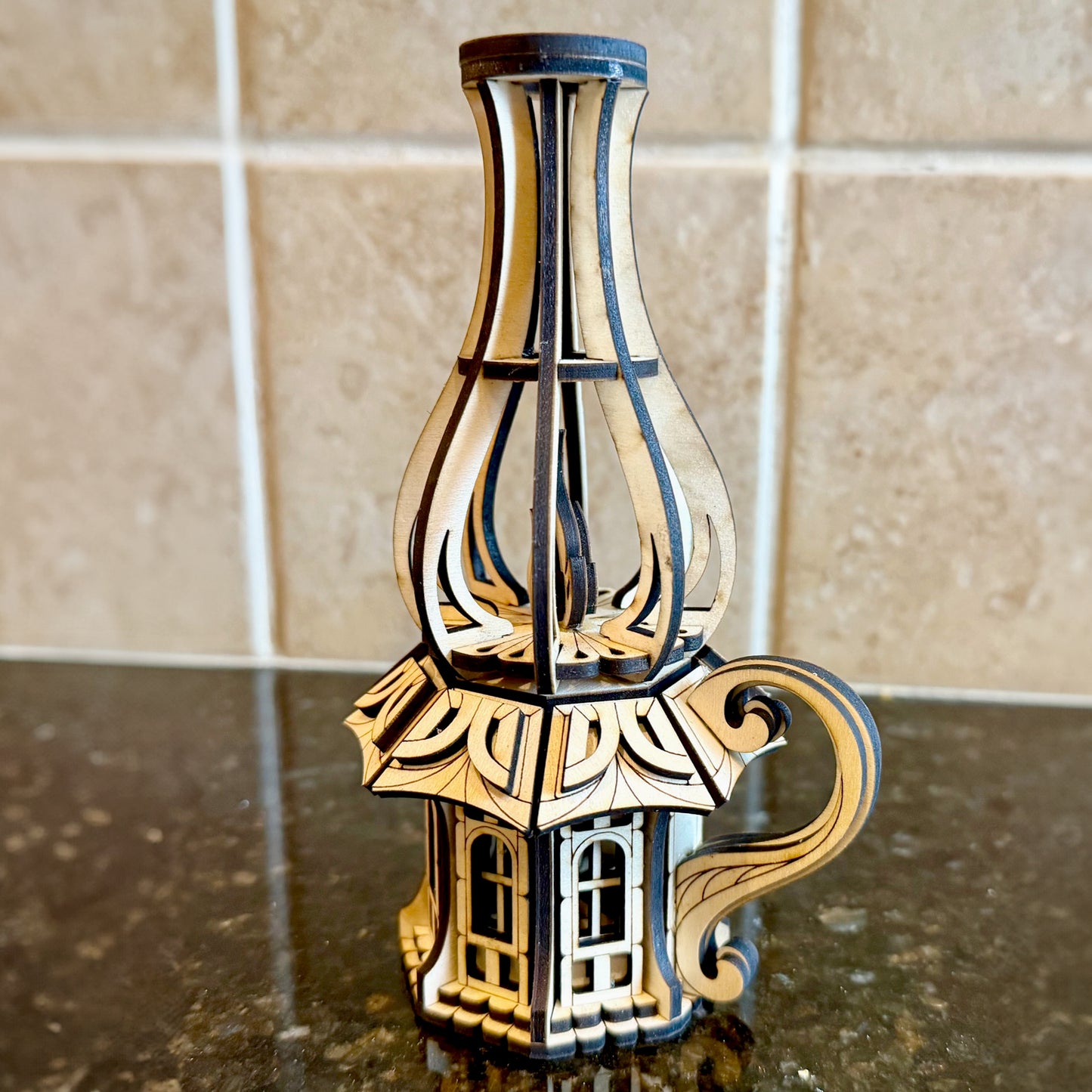 Oil Lamp Fairy House