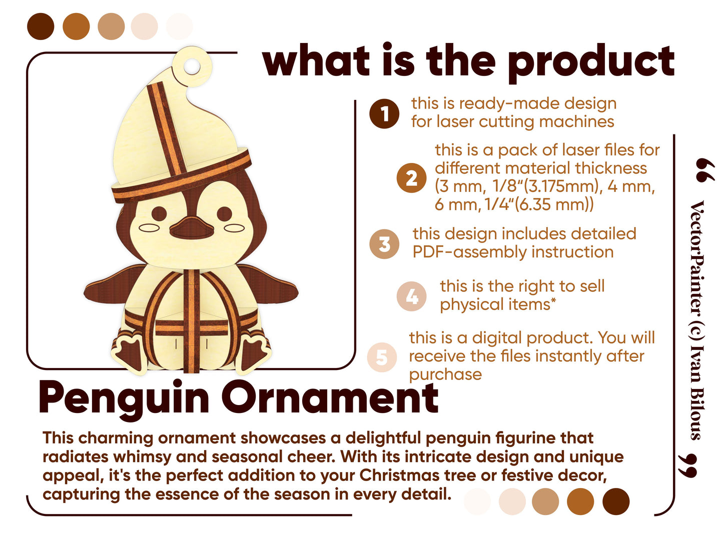 Penguin Christmas Ornament