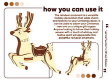 Load image into Gallery viewer, Reindeer Christmas Ornament
