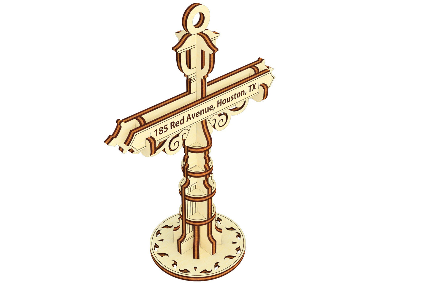Custom Road Sign Ornament