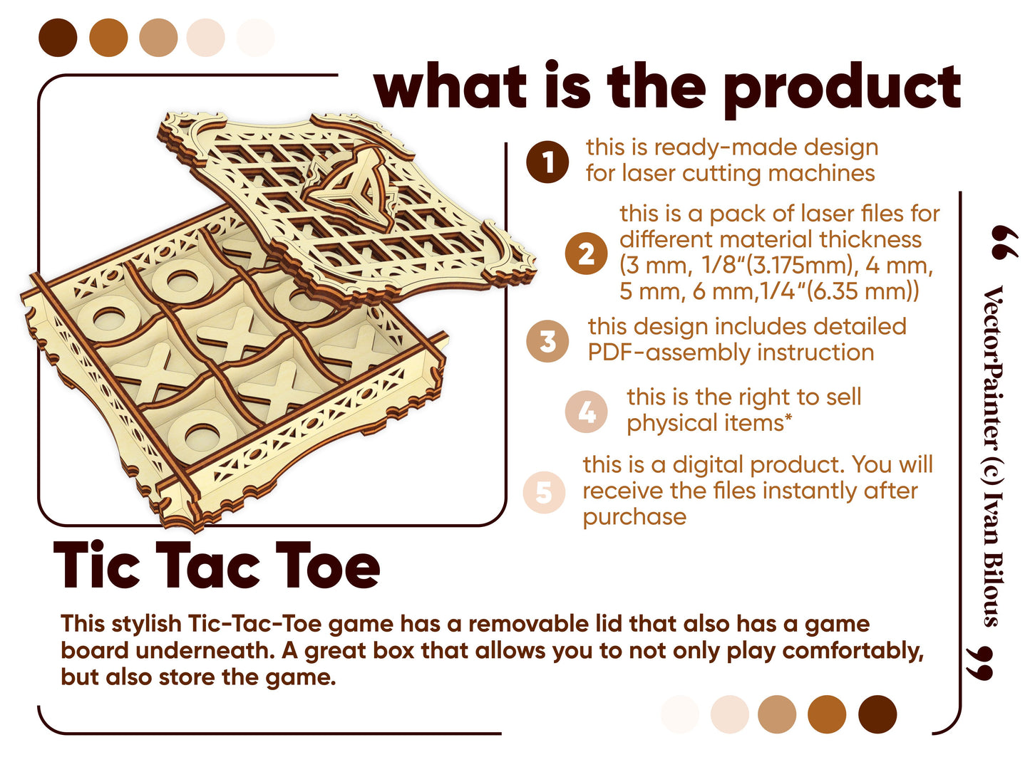 X and O Game with the Box