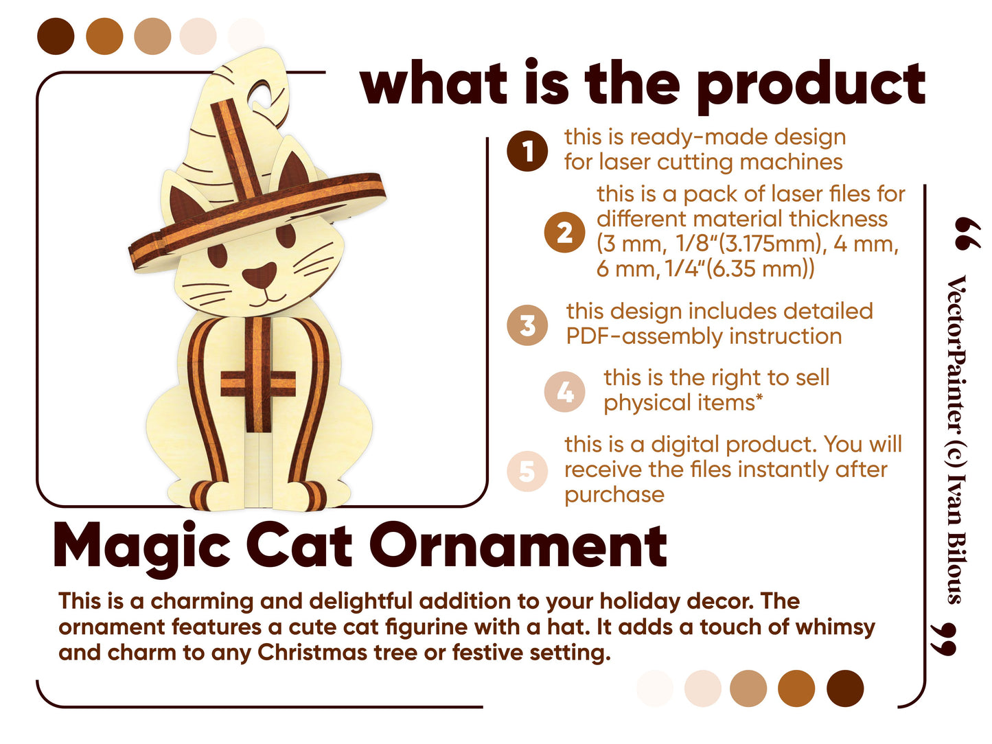 Halloween Cat Ornament