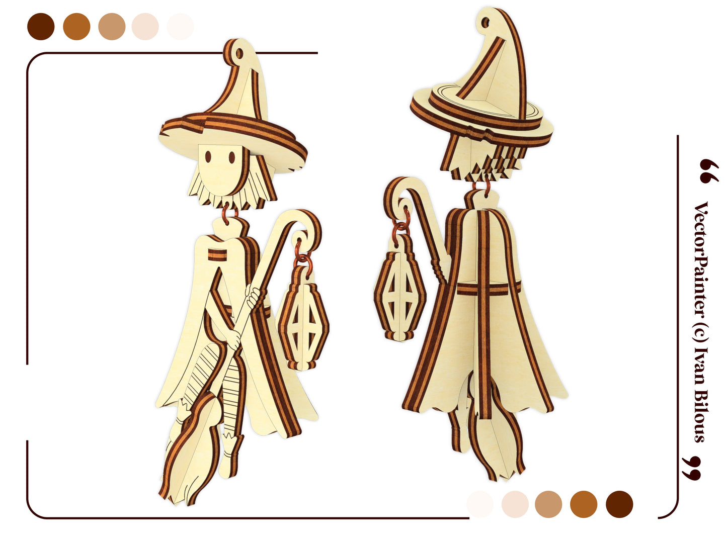 Halloween Witch Ornament