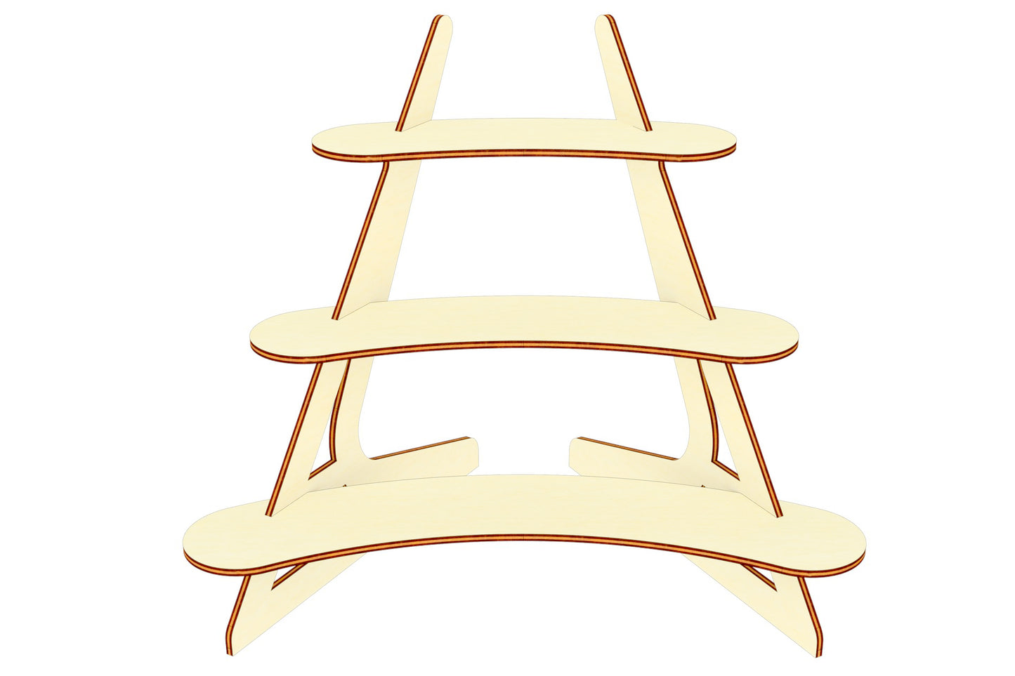 Curved shape Display Stand