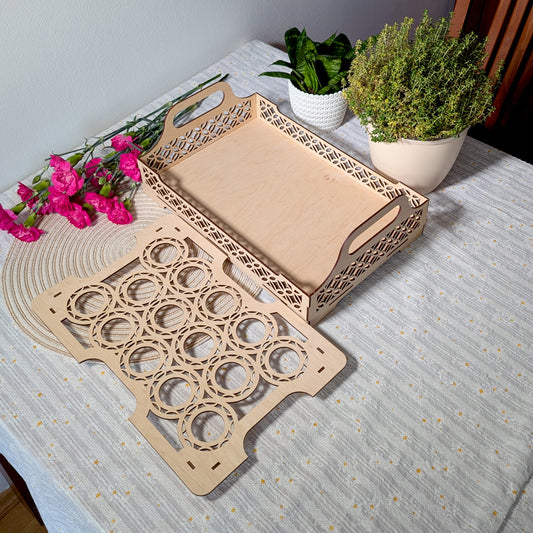 Tray with Optional Egg Holder