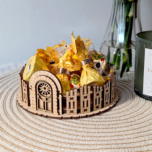 Box & Fence for Flower Pot #1