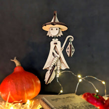 Load image into Gallery viewer, Halloween Witch Ornament
