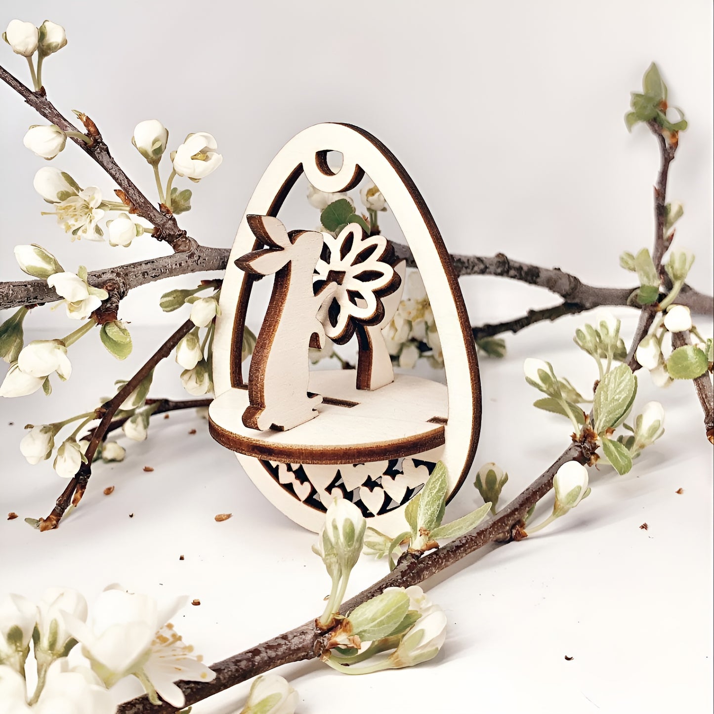 Set of 7 Easter Eggs decor