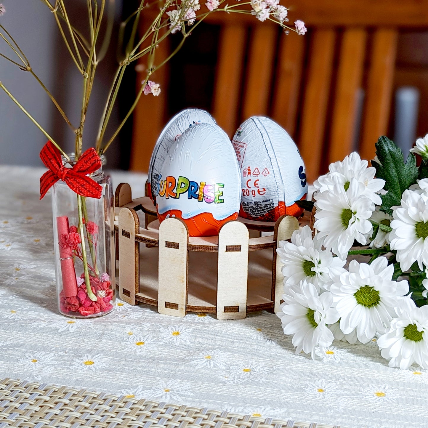 Set of egg holders