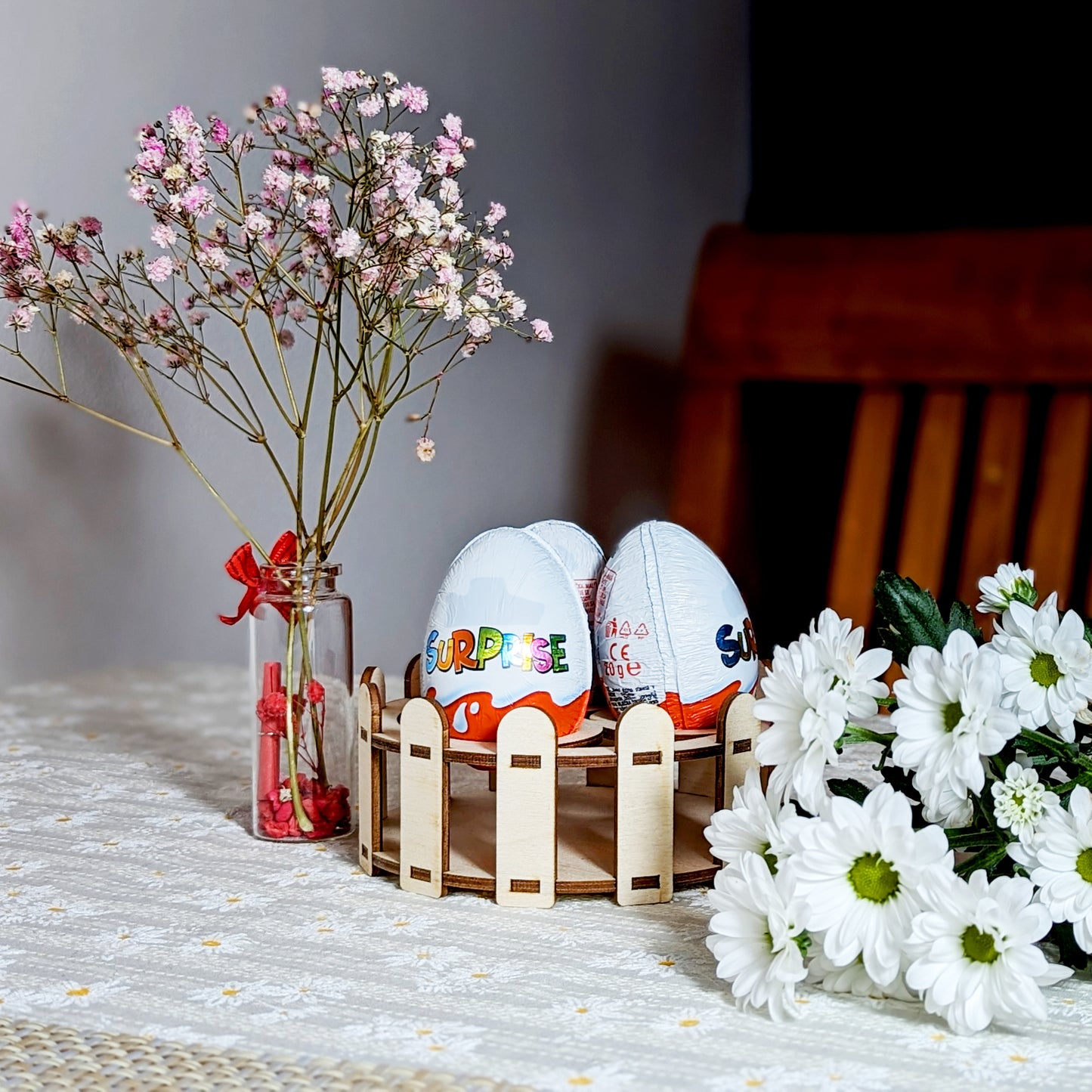 Set of egg holders
