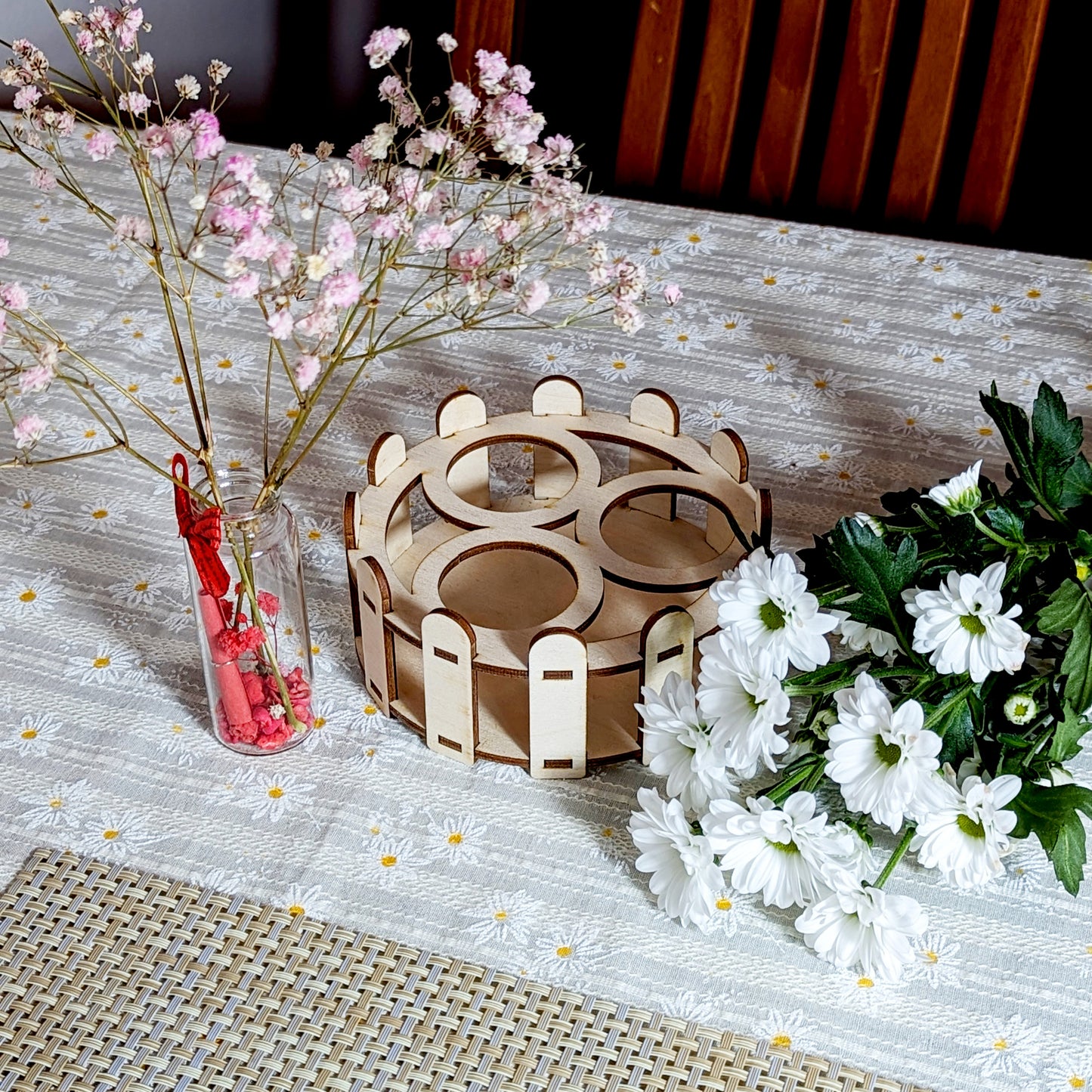 Set of egg holders