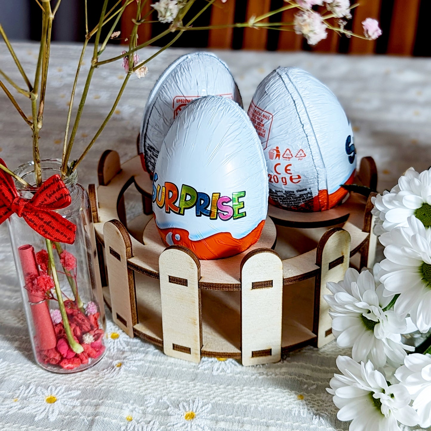 Set of egg holders
