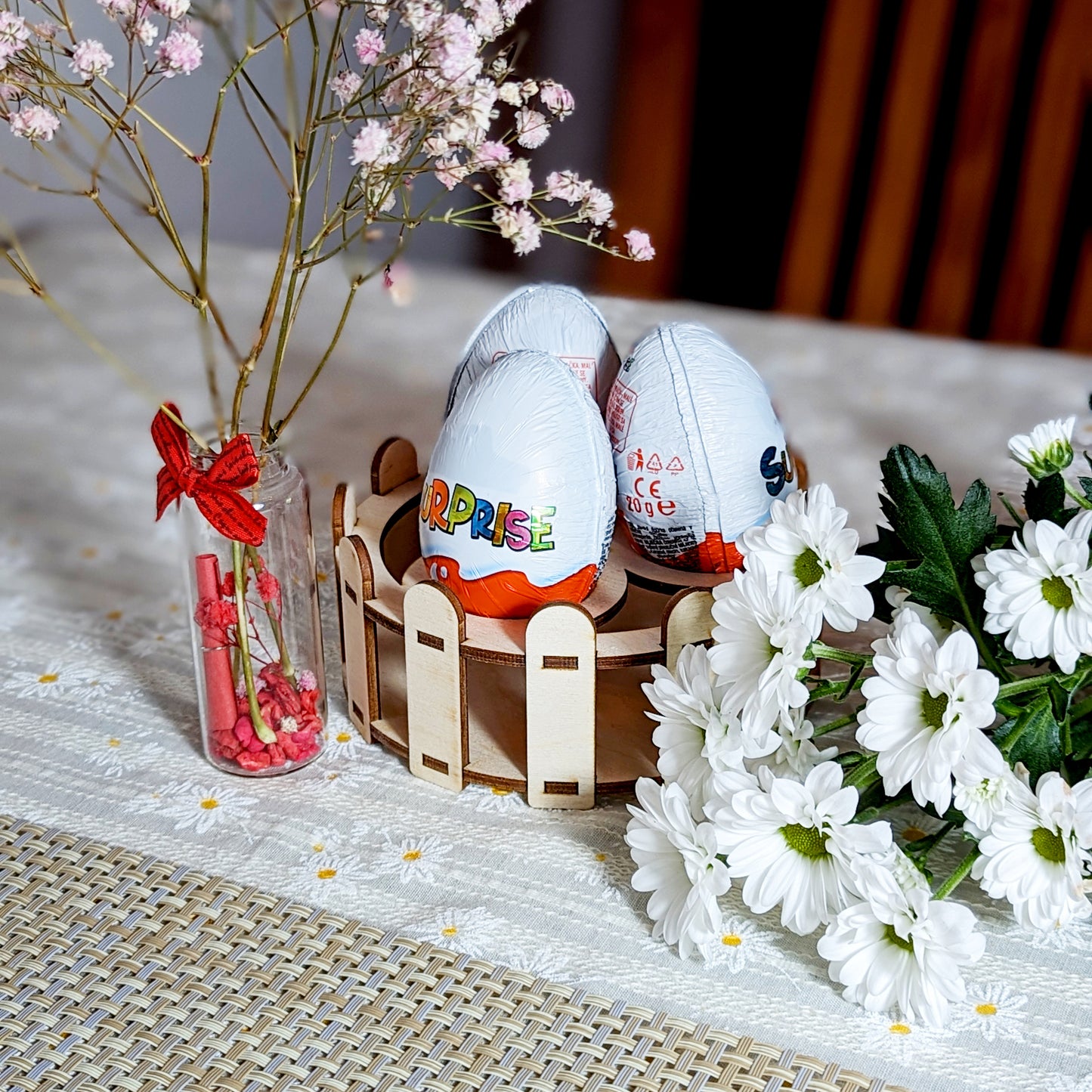 Set of egg holders