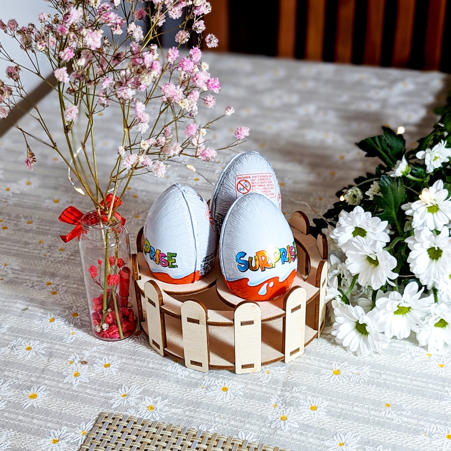 Set of egg holders