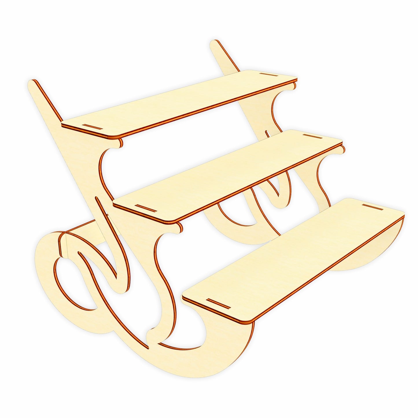 Display Stand with 3 tiers