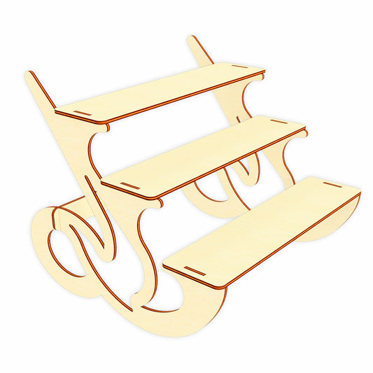 Display Stand with 3 tiers