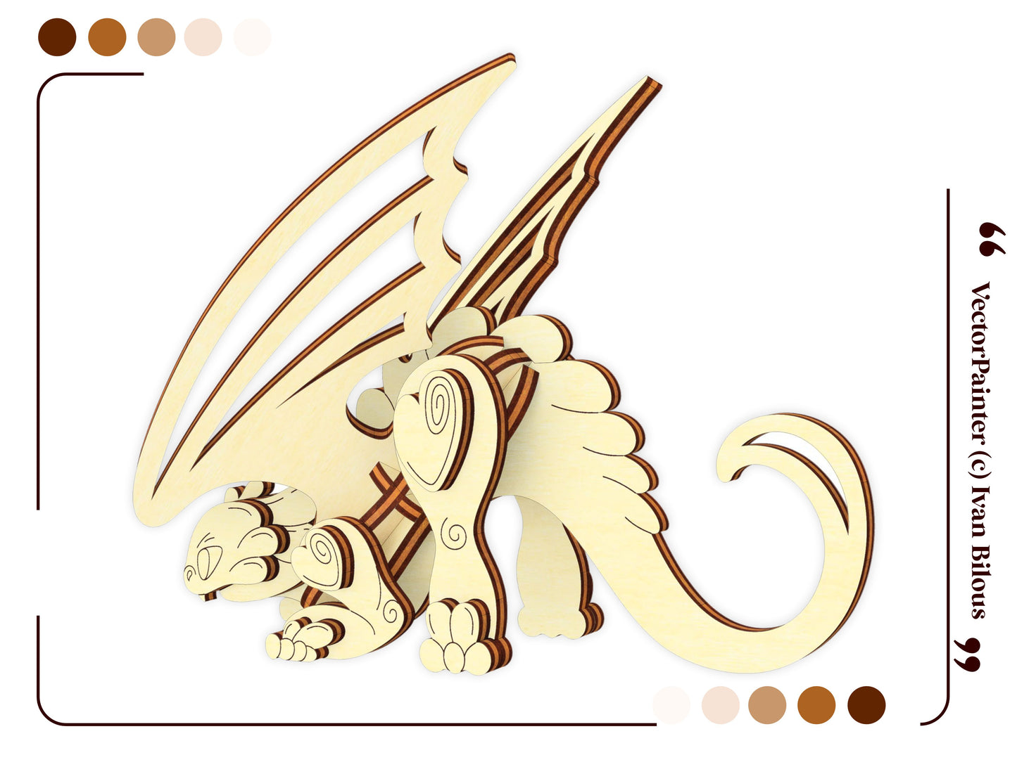 Zephyrtail - Dragon Ornament