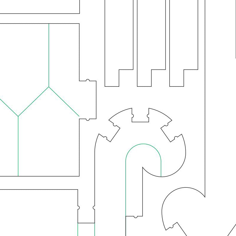 Sofá - Archivo de corte láser SVG y DXF