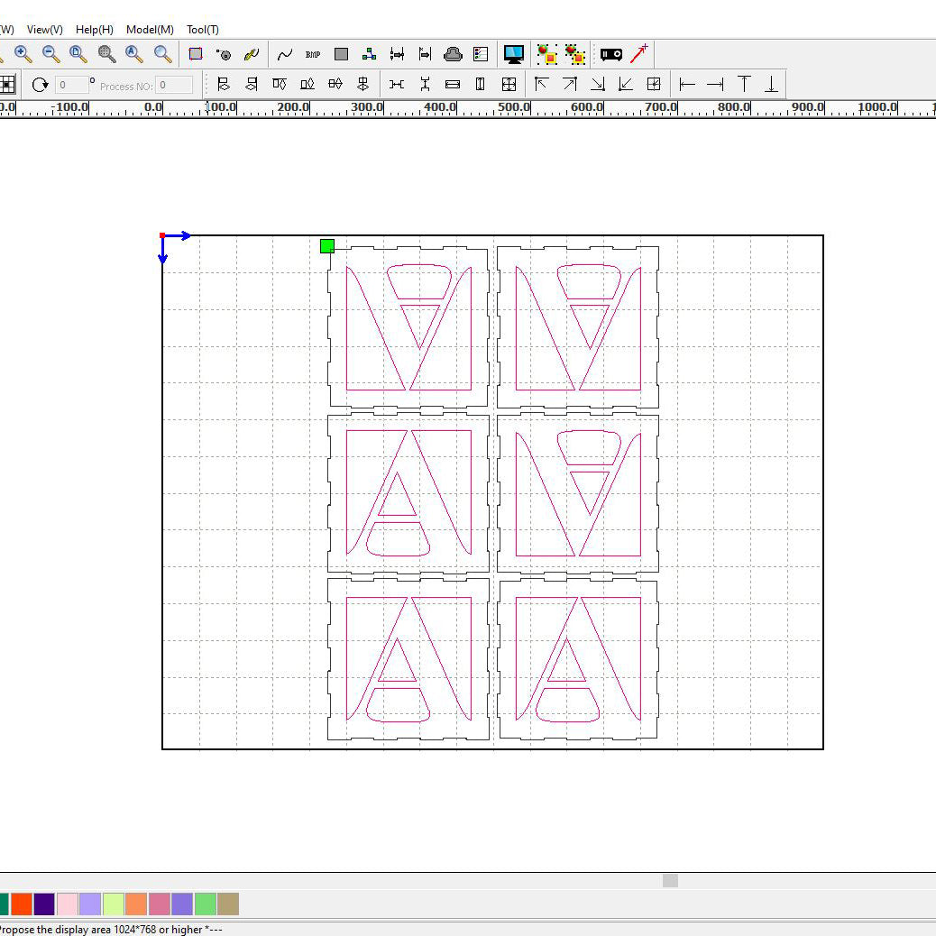Alphabet cube letters - Laser Cut File SVG & DXF