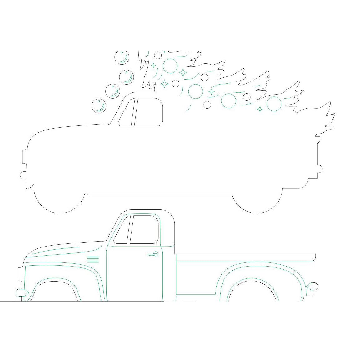 Christmas truck