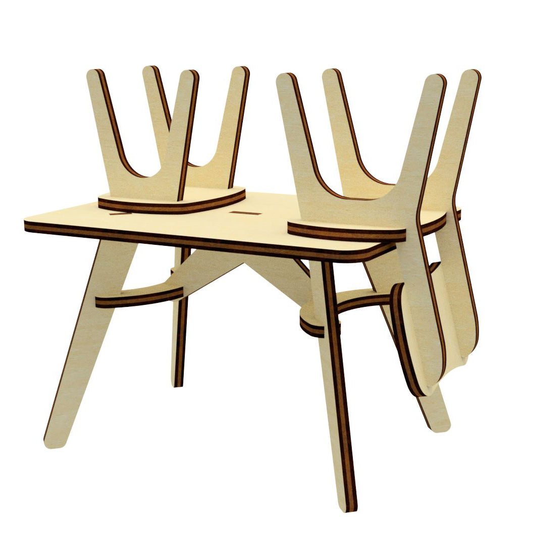 Table and chairs