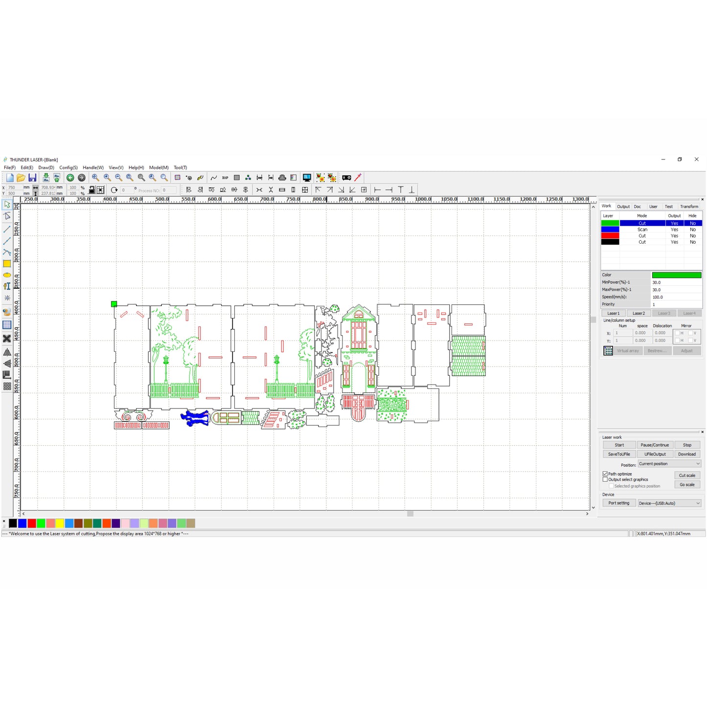 Book Nook House - Laser Cut File SVG & DXF