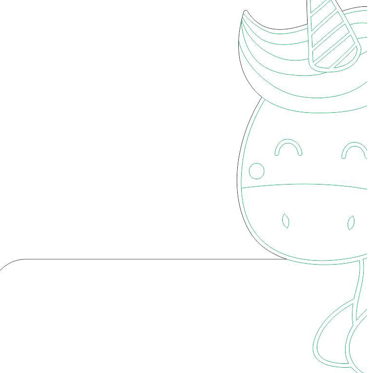Bow holder Unicorn