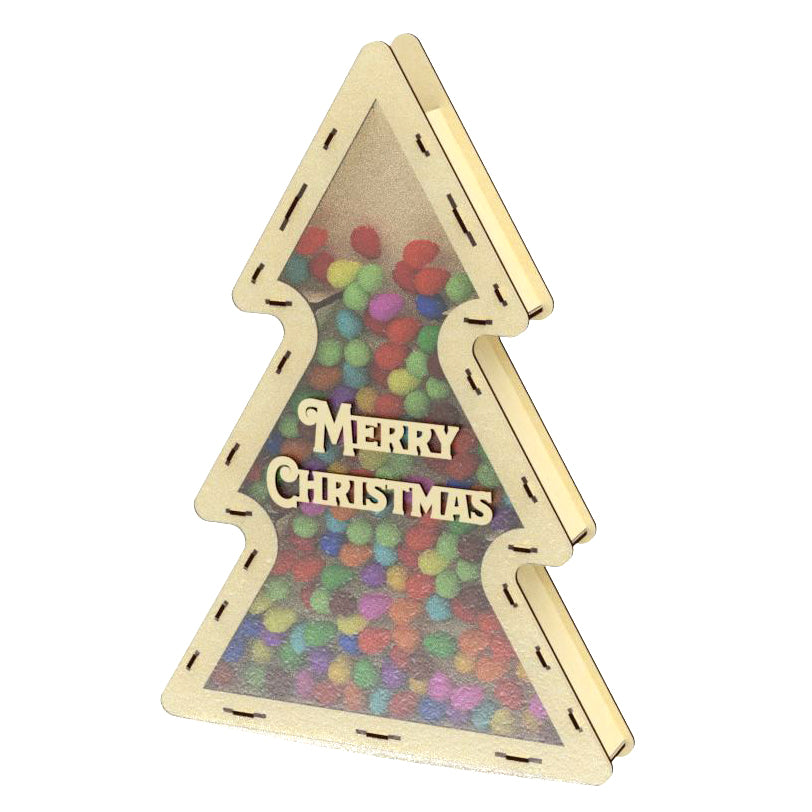 Árbol de chocolate navideño - Archivo de corte láser SVG y DXF