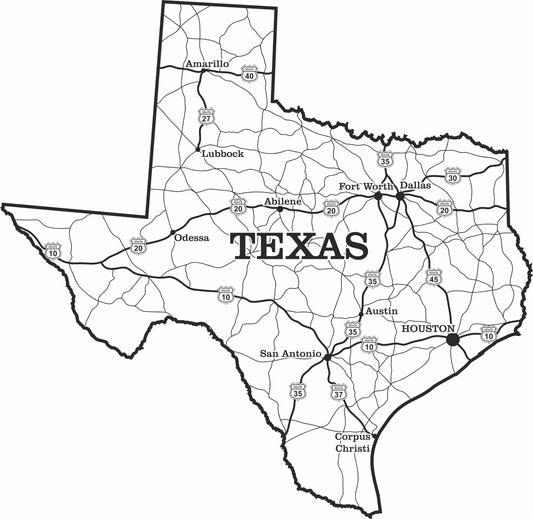 Texas map
