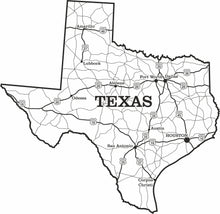 Load image into Gallery viewer, Texas map
