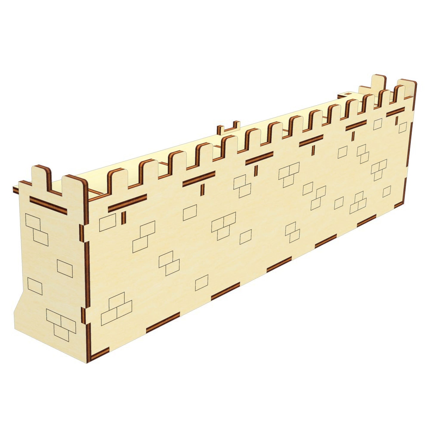 Long wall of the Castle