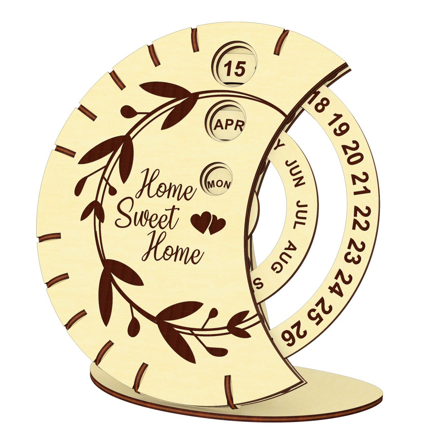Round calendar