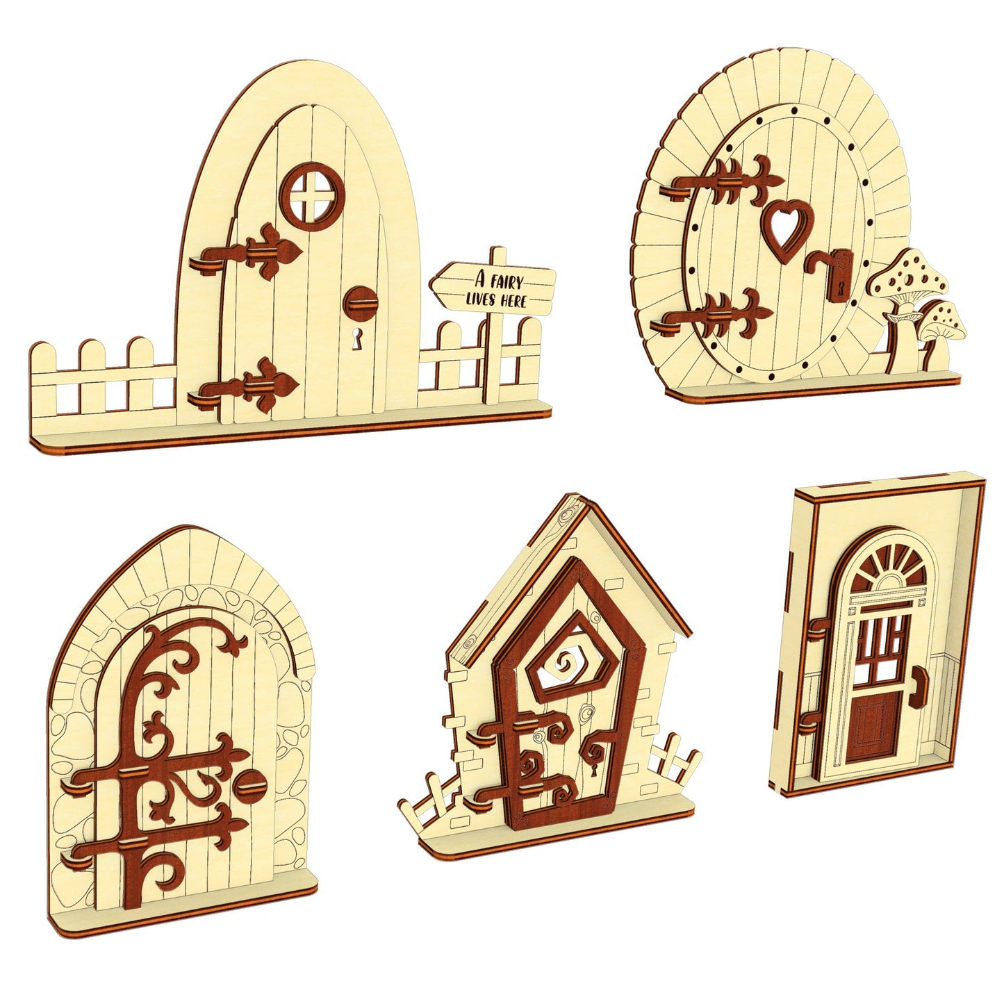 Fairy door set