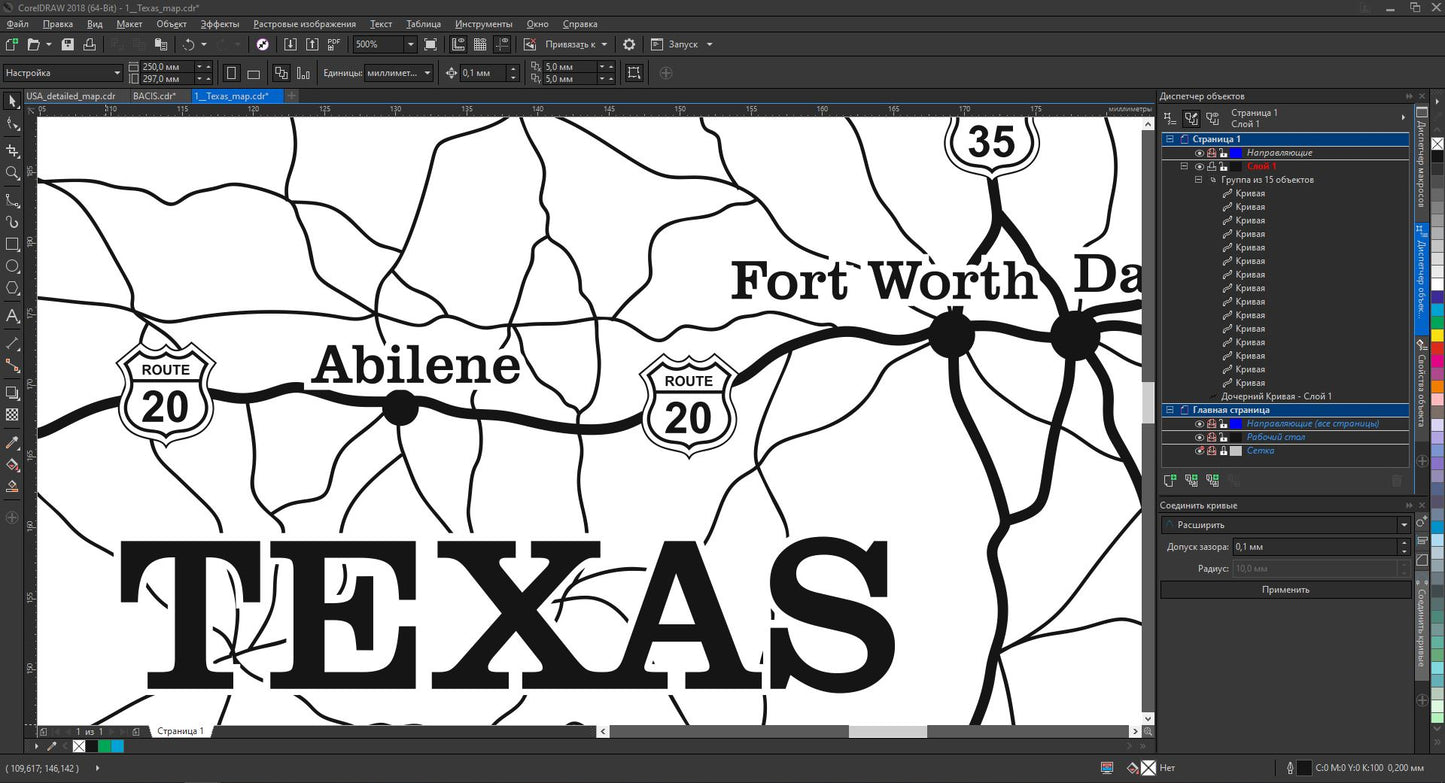 Texas map
