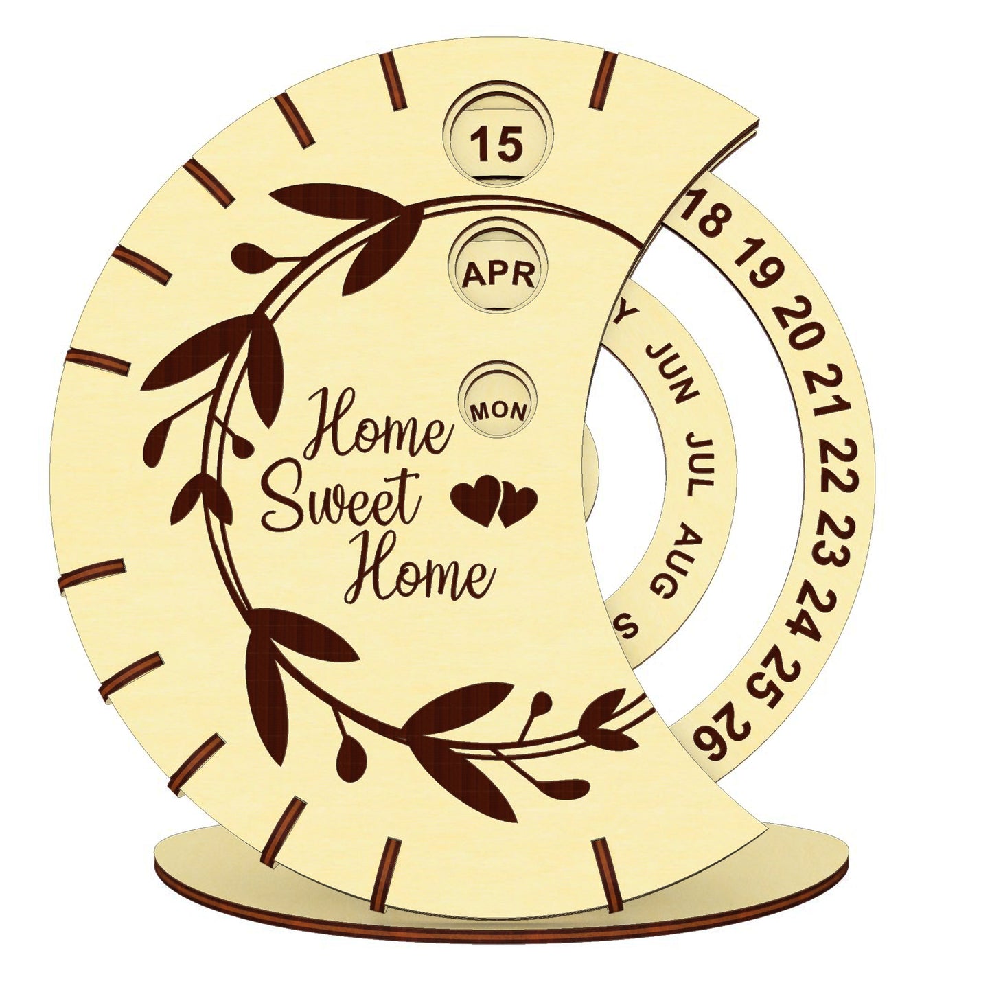 Round calendar