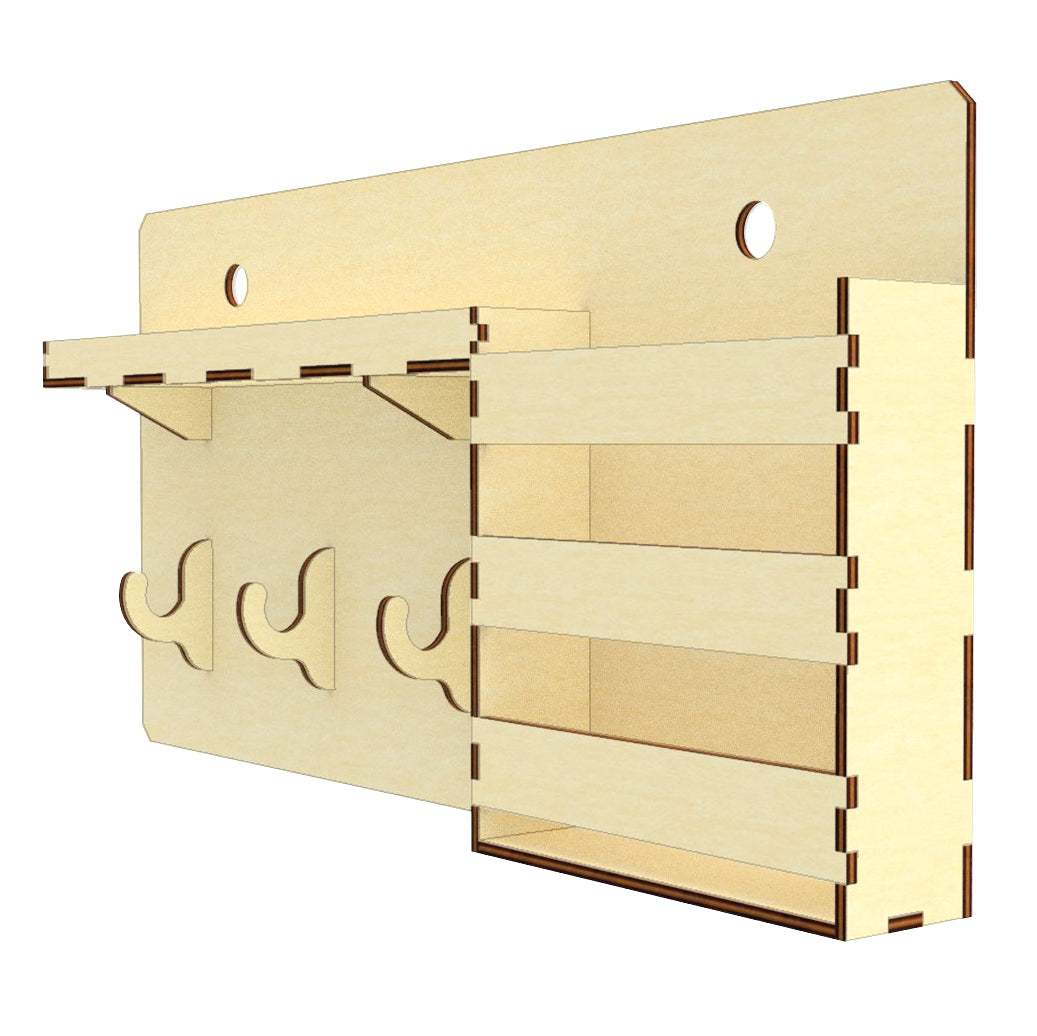 Shelf with drawer
