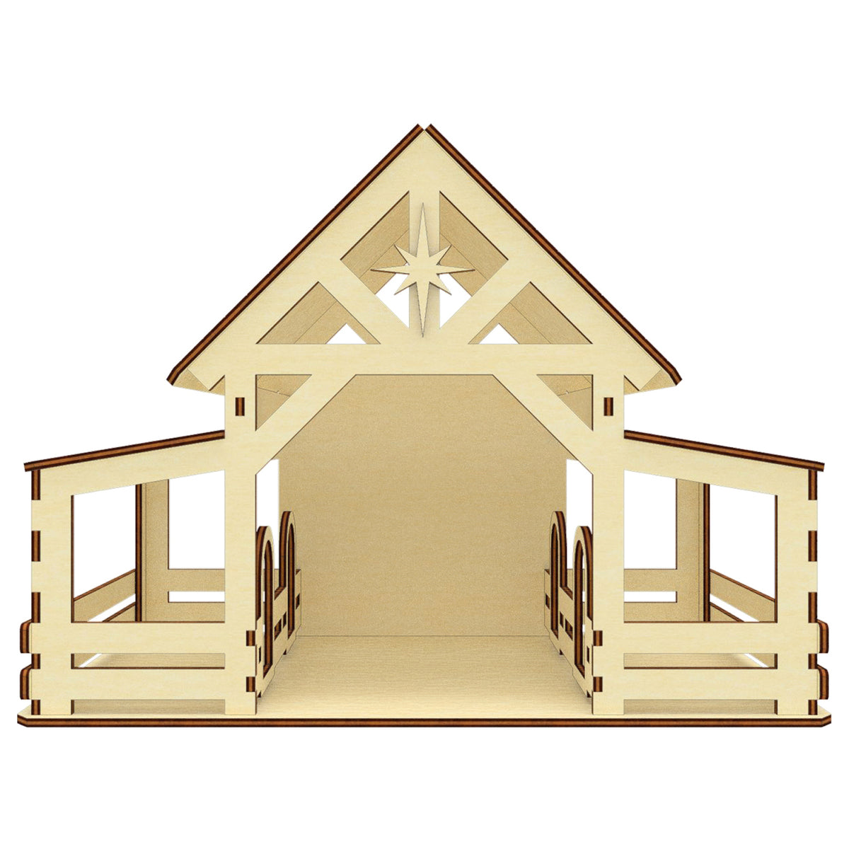 Nativity Barn 5 Vector Painter