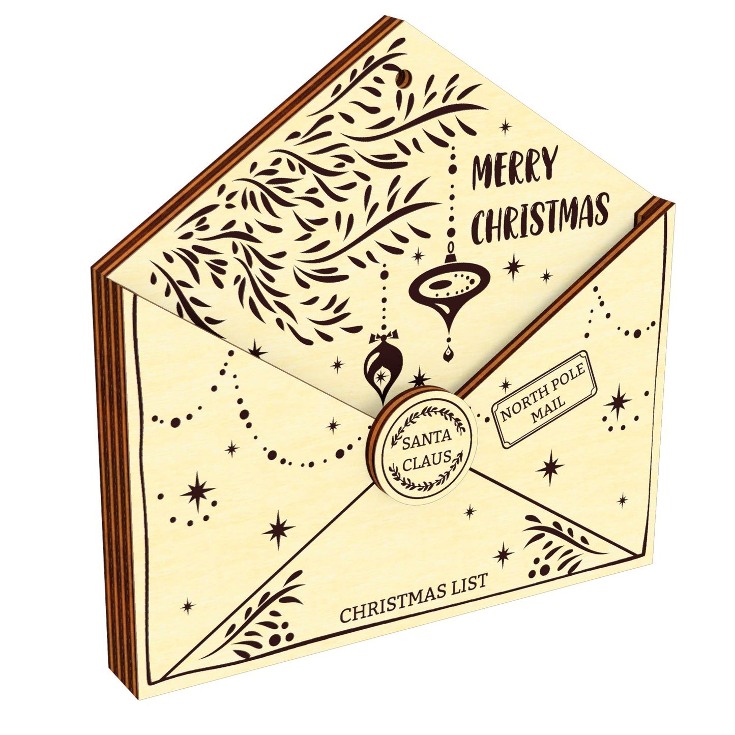 Letter to Santa Claus Ornament