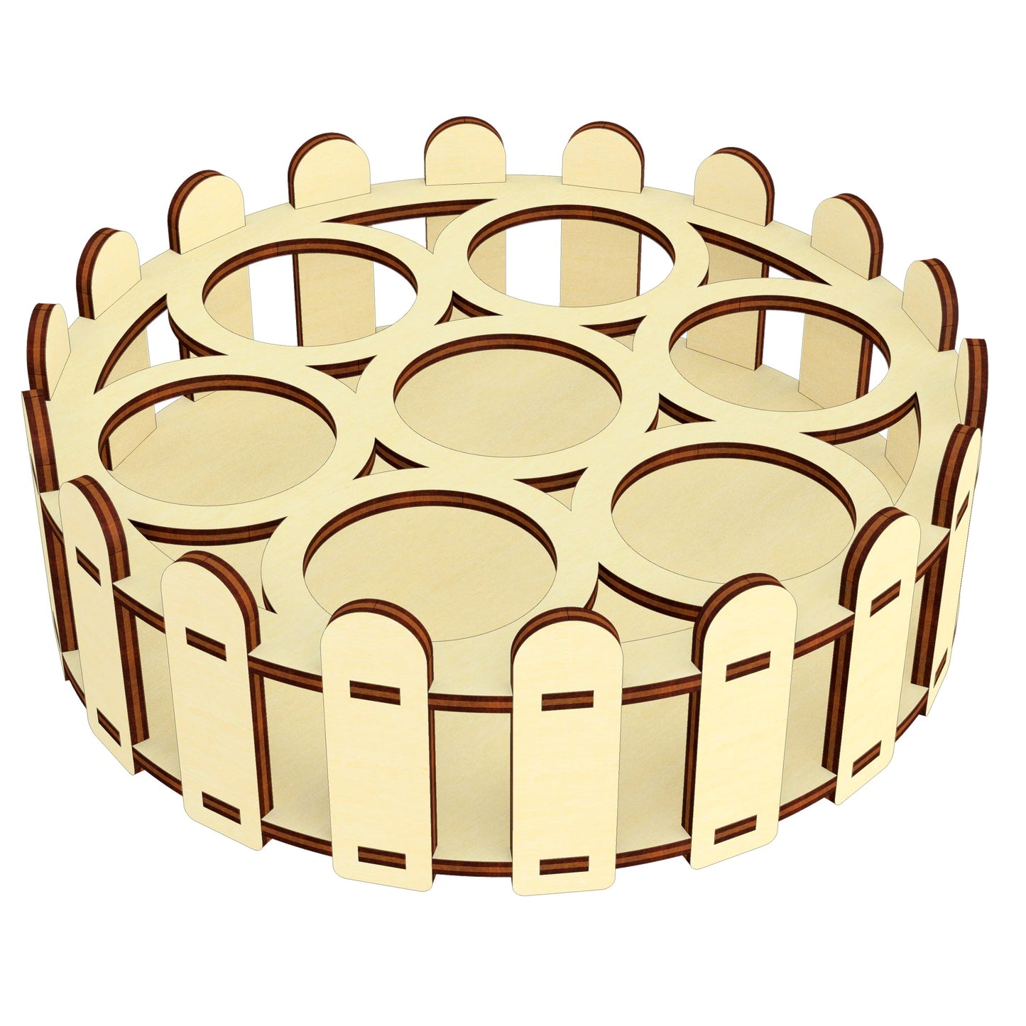 Set of egg holders