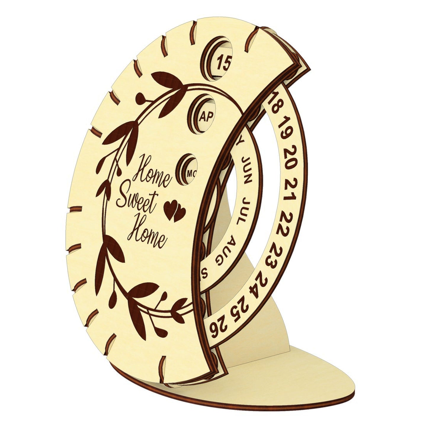 Round calendar
